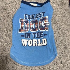 Stylish Blue Dog Shirt - Coolest Dog Design